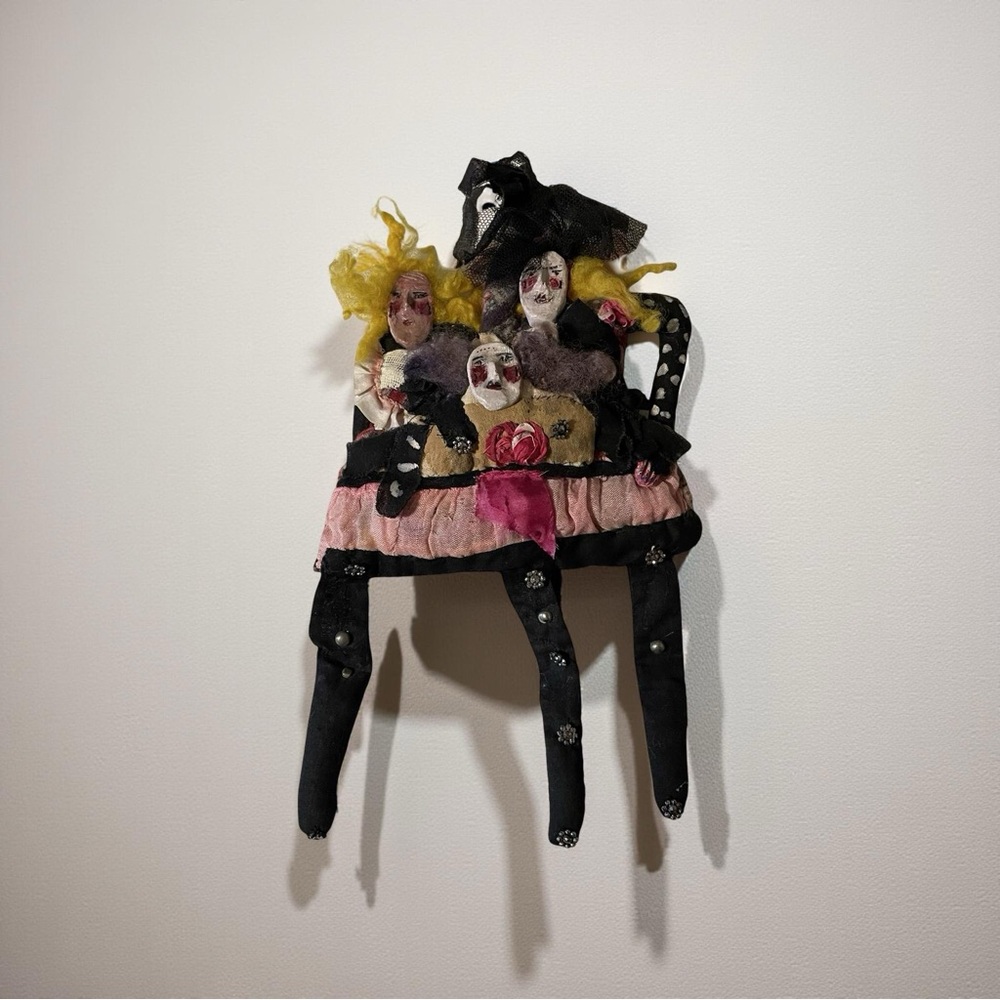 🧵✨ Vintage Handmade Cloth Doll – Whimsical + One of a Kind ✨🧵